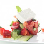 Griechischer Salat ist gesund und lecker